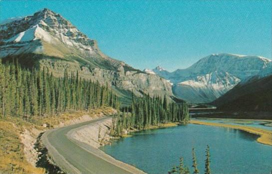 Canada Columbia Icefield In Canadian Rockies Alberta