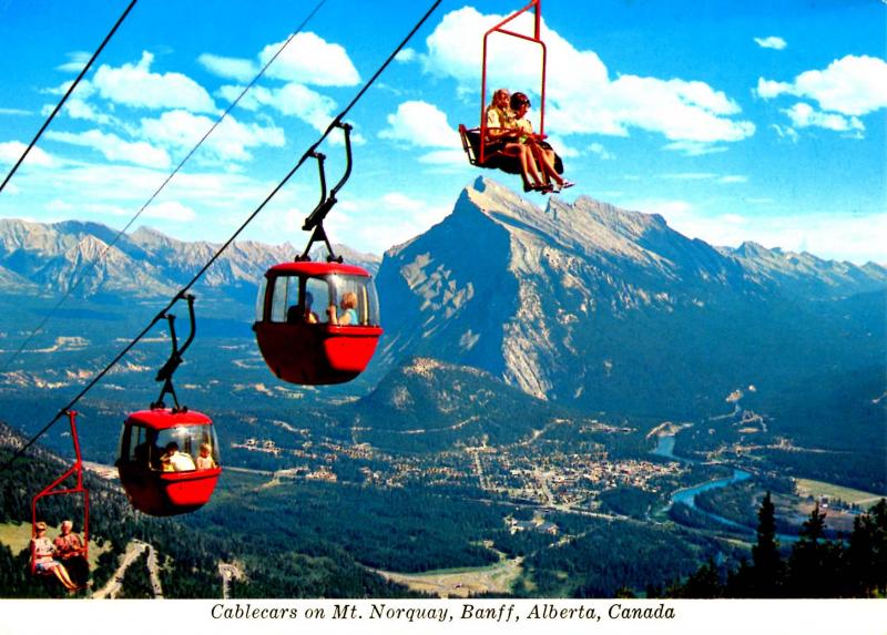 Canada - Alberta, Banff. Mt Norquay  (Aerial Lift)