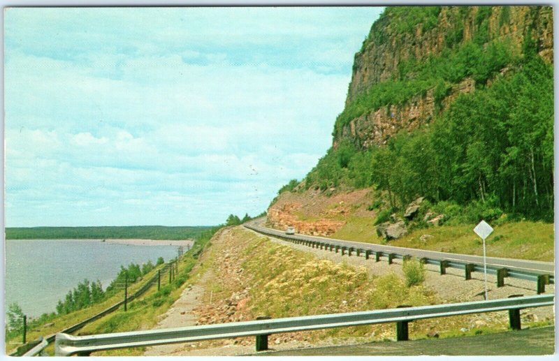 x3 LOT c1950s Trans-Canada Highway Lake Superior Route Ontario Ste Postcards A63