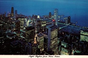 Night Skyline from Sears Tower,Chicago,IL