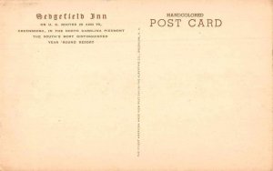 Greensboro North Carolina Sedgefield Inn Hand Colored Vintage Postcard AA8905