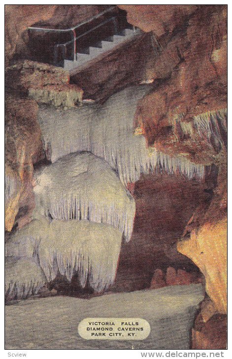 PARK CITY, Kentucky; Victoria Falls Diamond Caves, 30-40s