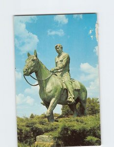 Postcard Will Rogers On His Horse Soapsuds Claremore Oklahoma USA