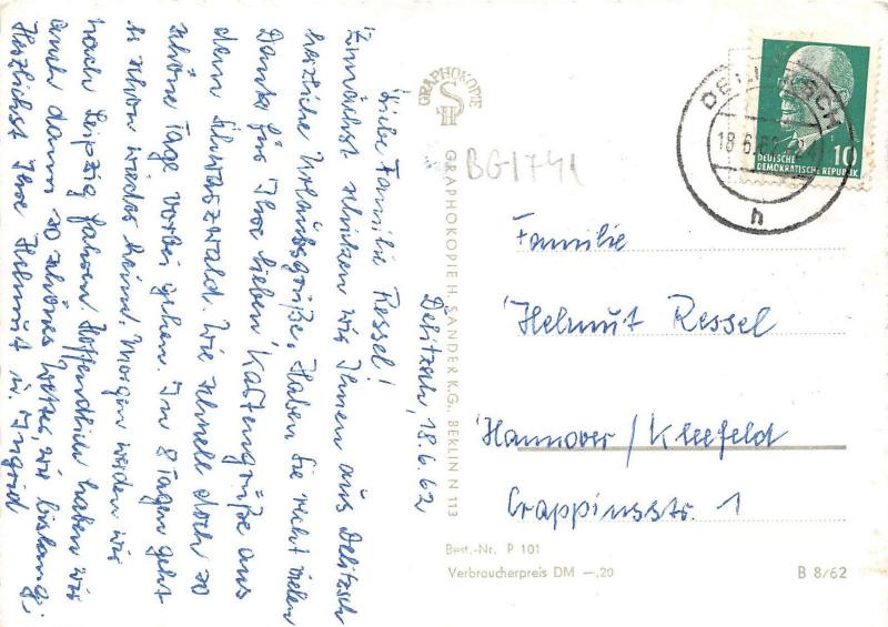 BG1741 gruss aus delitzsch   CPSM 14x9.5cm  germany