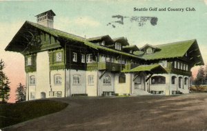 PC GOLF, SEATTLE GOLF AND COUNTRY CLUB, Vintage Postcard (b45790)