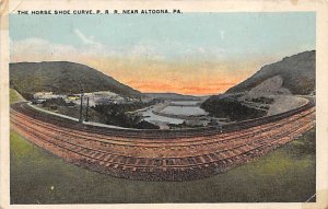 Horse Shoe Curve P. R. R. near Altoona - Altoona, Pennsylvania PA  