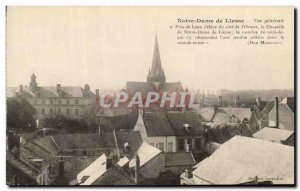 Old Postcard Notre Dame de Liesse View Generule Pres Du Cote De Laon