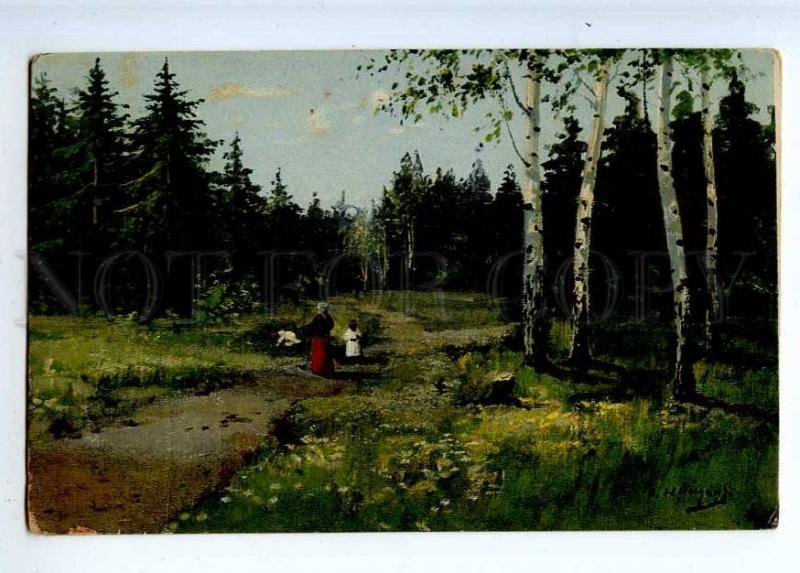 224194 RUSSIA NAYDEN RUSSIAN TYPES berries SELIN #21 postcard