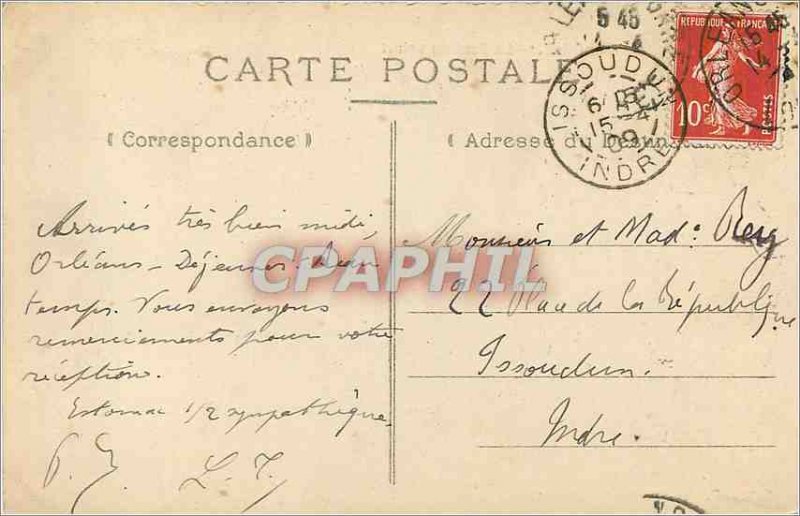 Old Postcard Olivet Loiret Pont Lavoir