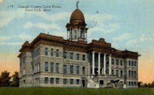 Cascade County Court House in Great Falls, Montana