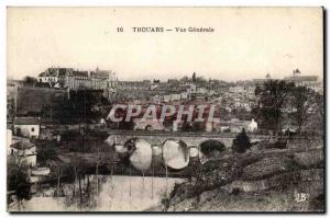 Thouars Old Postcard General view