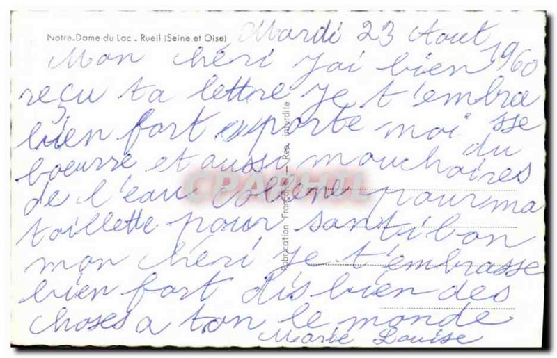 Modern Postcard Notre Dame Du Lac Rueil