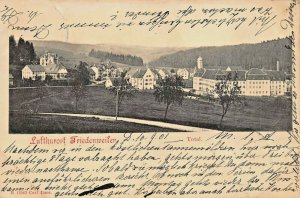 FRIEDENWEILER GERMANY~LUFTKURORT-TOTAL VIEW-1901 CARL BAER PHOTO POSTCARD