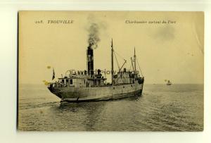 cb0128 - Coaster departs Trouville , France - postcard