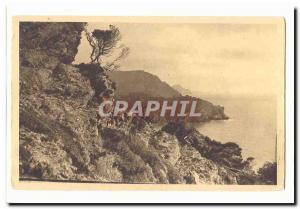 The islands of & # 39Hyeres Old Postcard Porquerolles View the tip of the & #...