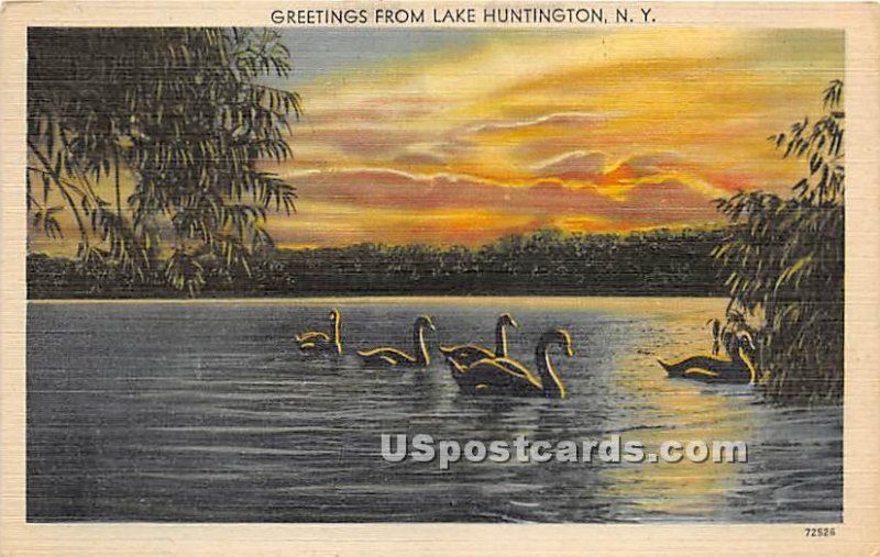 Greetings from - Lake Huntington, New York