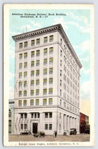 American Exchange Bank Raleigh Hughes Greensboro North Carolina Postcard 1929 P2