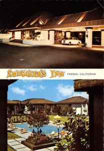 Fresno, CA California  SMUGGLER'S INN Hotel & Pool  ROLLS ROYCE  4X6 Postcard