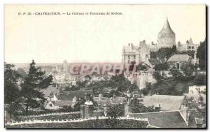 Old Postcard Chateaudun The castle and Panorama St Jean