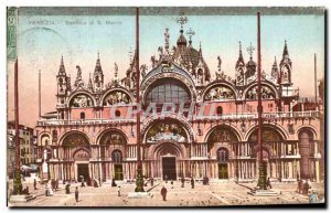 Postcard Old Basilica di Venezia Marco S