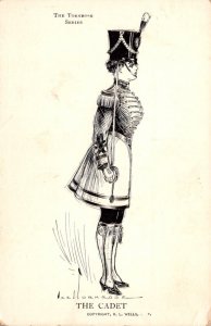 Beautiful Woman Wearing Uniform The Cadet Tornrose Series