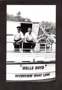 WI Belle Boyd Riverview Boat Line Wisconsin Dells RPPC Real Photo Postcard RP