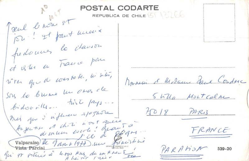 BT13266 Valparaiso vista parcial          Chile