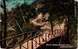 Postcard BRIDGE SCENE Hamilton Ontario ON AO0163