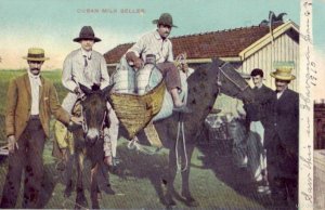 HAVANA, CUBA MILK SELLER 1910