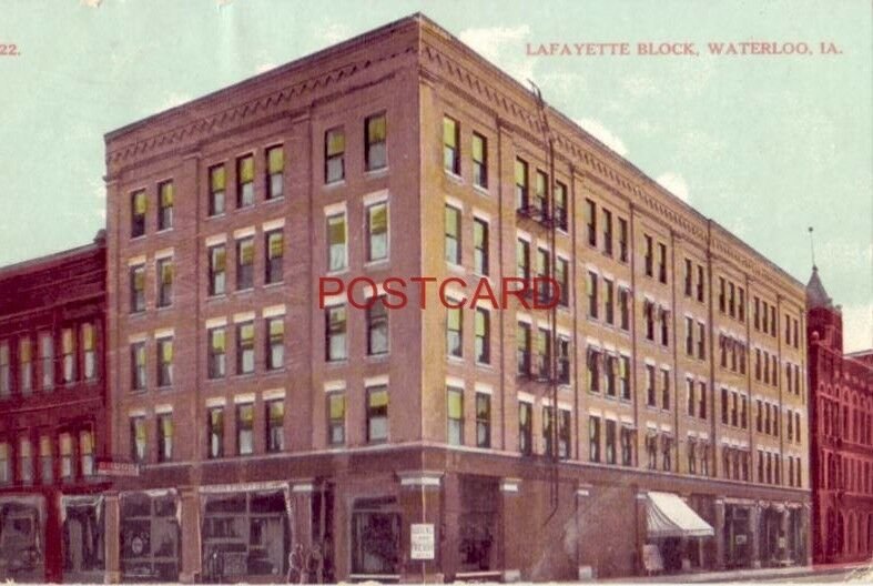 1909 LAFAYETTE BLOCK, WATERLOO, IOWA