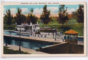 Entering Lift Lock, Peterbore Ont