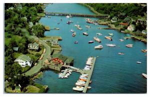 Aerial View of Lobster Cove on the Annisquam River, Cape Ann, MA Postcard