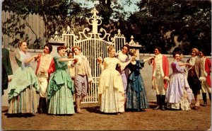 North Carolina Boone Horn In The West Drama Actors In Traditional Costumes 1958