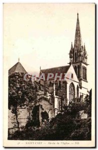 Postcard Old Saint Cast Apse of The Church