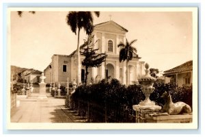 Iglesia DE San Francisco DE Asis Trinidad Cuba Real Photo RPPC Postcard (M22)