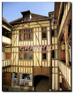 Modern Postcard Troyes Aube Court of Mortier d'Or