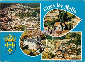 Postcard Modern waxes Mello (Oise)