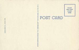 First Baptist Church Carthage Missouri MO Linen Postcard