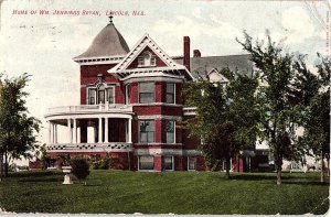 Postcard HOUSE SCENE Lincoln Nebraska NE AI4309