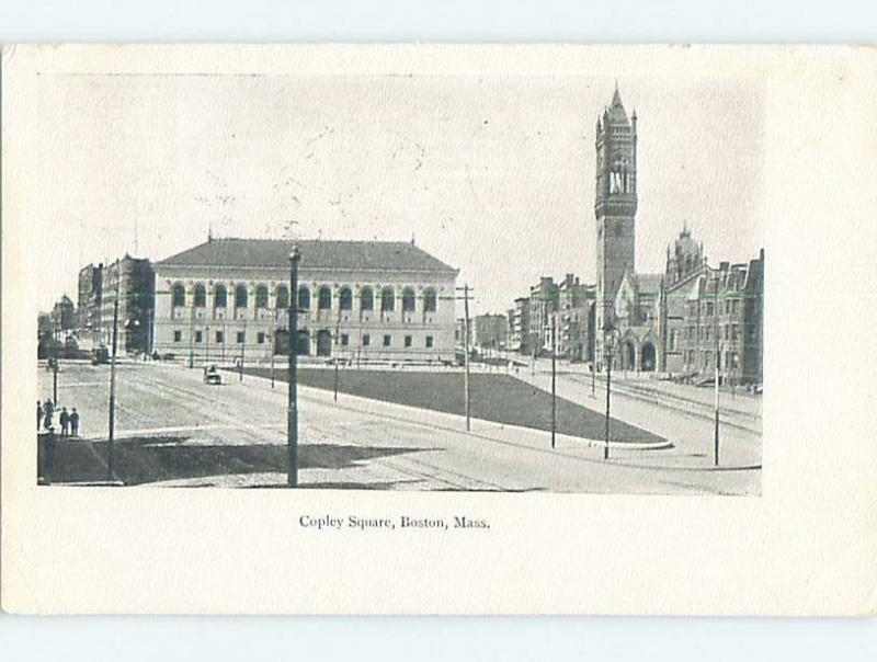 Pre-1907 BUILDINGS THAT COPLEY SQUARE Boston Massachusetts MA A0036