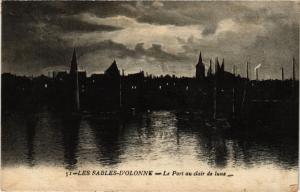 CPA Les SABLES-d'OLONNE - Le Port au claire de lune (167602)
