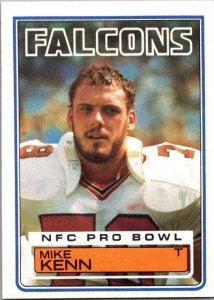 1983 Topps Football Card Mike Kenn Atlanta Falcons