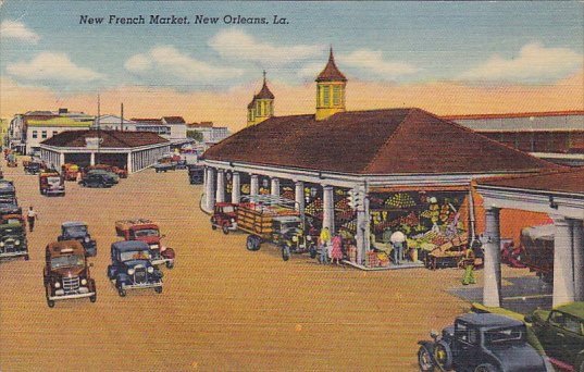 New French Market New Orleans Louisiana Curteich