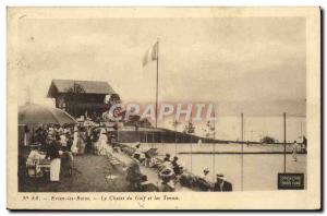 Old Postcard Evian Les Bains Le Chalet Du Golf And Tennis