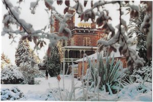 Larnach Castle in the Snow Dunedin New Zealand