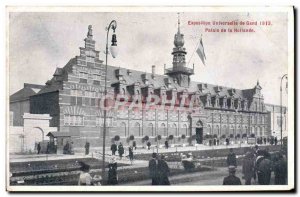 Old Postcard Expo Ghent 1913 Palace of Holland