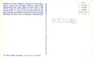 Mayflower II Sail Boat Ship 