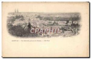 Old Postcard Saint Lo Vue Generale Taking Cliff