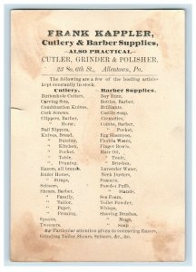1870's-80's Frank Kappler Cutlery & Barber Supplies Straight Razors B P172 