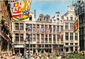 Postcard Modern Brussels home of the XVII of corporations